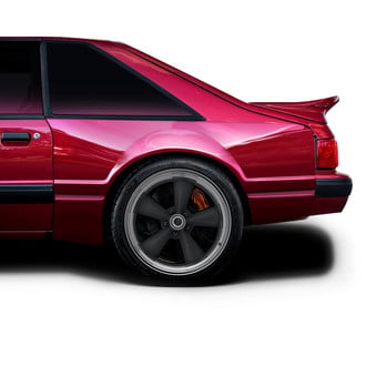 Duraflex® - Manta Style Fiberglass Rear Fender Flares (Unpainted)