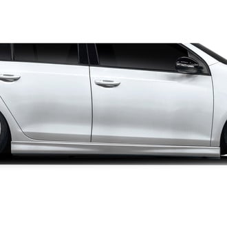 Duraflex® - Votex Look Style Fiberglass Side Skirt Rocker Panels (Unpainted)