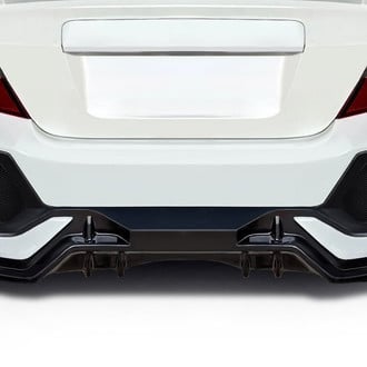 Duraflex® - FK8 Type R Style Fiberglass Front and Rear Bumper Covers (Unpainted)