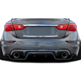 Duraflex® - Bulba Style Fiberglass Rear Diffuser (Unpainted)