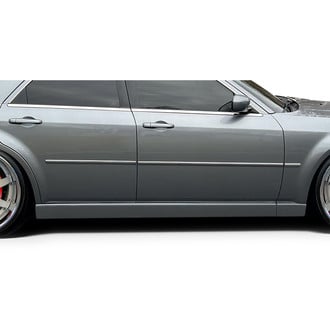 Duraflex® - Emery Style Fiberglass Side Skirt Rocker Panels (Unpainted)