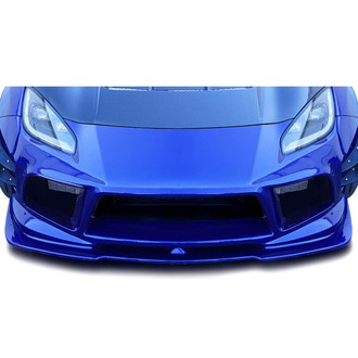 Duraflex® - GT Competition Style Fiberglass Front Bumper Lip Spoiler Splitter (Unpainted)
