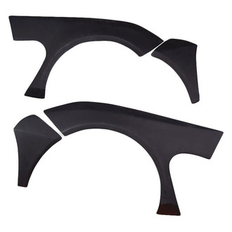Duraflex® - GT Competition Fiberglass Front Wide Body Fender Flares (Unpainted)