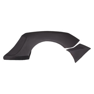 Duraflex® - GT Competition Fiberglass Rear Wide Body Fender Flares (Unpainted)