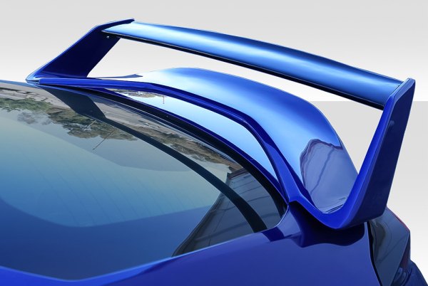 Duraflex® - GT Competition Style Fiberglass Rear Wing Spoiler (Unpainted)