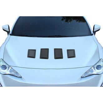 Duraflex® - Formula Style Fiberglass Hood Air Vent Ducts (Unpainted)