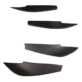 Duraflex® - GT Competition Style Fiberglass Rear Bumper Canards (Unpainted)