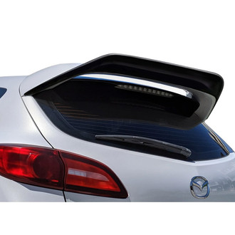 Duraflex® - Pacer Style Fiberglass Rear Wing Spoiler Extensions (Unpainted)