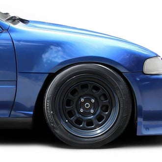 Duraflex® - Road Racer Style Fiberglass Front Fenders (Unpainted)