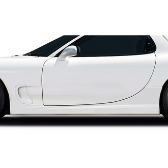 Duraflex® - Speed Shift Style Fiberglass Side Skirt Rocker Panels (Unpainted)