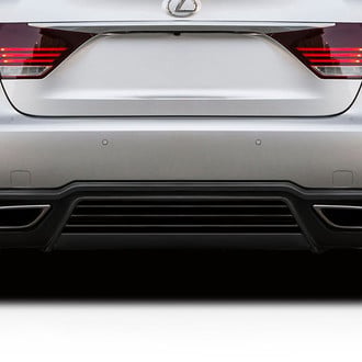Duraflex® - Aiming Style Fiberglass Rear Bumper Lip Spoiler Air Dam (Unpainted)
