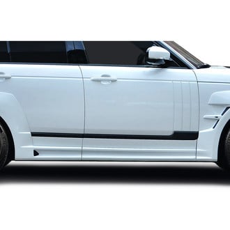 Duraflex® - Atom Sport Style Fiberglass Side Skirt Rocker Panels (Unpainted)