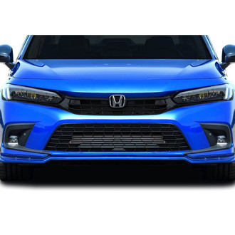 Duraflex® - Merella Style Fiberglass Front Bumper Lip Spoiler Air Dam (Unpainted)