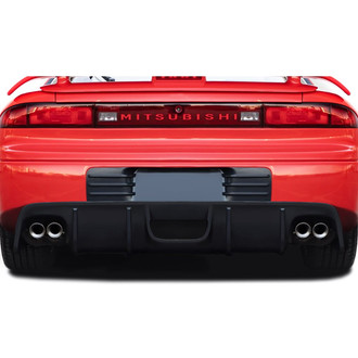 Duraflex® - Hyper Style Fiberglass Rear Diffuser (Unpainted)