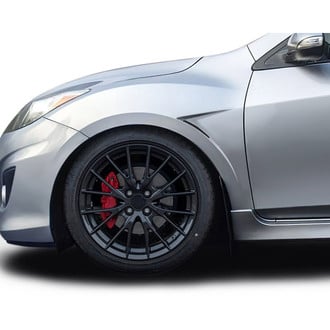 Duraflex® - Evolved Style Fiberglass Front Fenders (Unpainted)