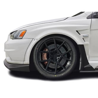 Duraflex® - Vantix Style Fiberglass Front Fenders (Unpainted)