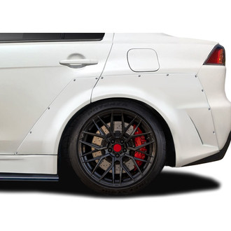 Duraflex® - Vantix Style Fiberglass Rear Fenders (Unpainted)