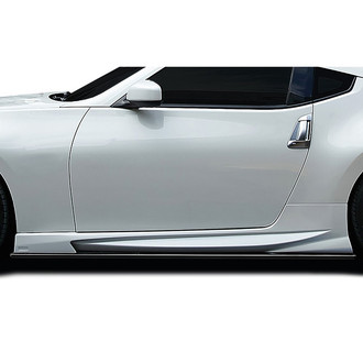Duraflex® - Vantix Style Fiberglass Side Skirts (Unpainted)
