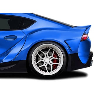 Duraflex® - Goblin Style Fiberglass Rear Fenders (Unpainted)
