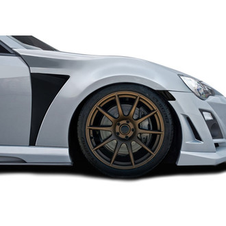 Duraflex® - Vantix Style Fiberglass Front Fenders (Unpainted)