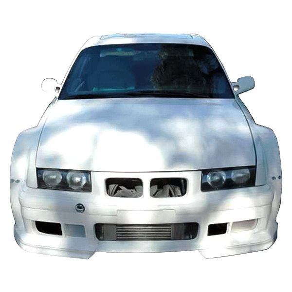 Duraflex® - GT500 Style Fiberglass Wide Body Front Bumper Cover (Unpainted)