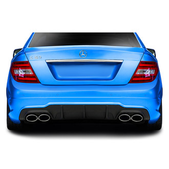 Duraflex® - C63 Style Fiberglass Rear Diffuser (Unpainted)