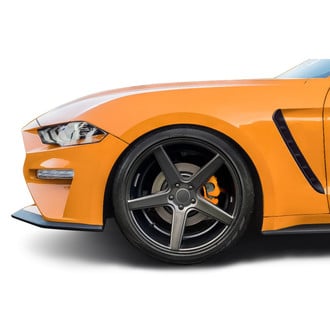 Duraflex® - GT500 Style Fiberglass Wide Body Front Fenders (Unpainted)
