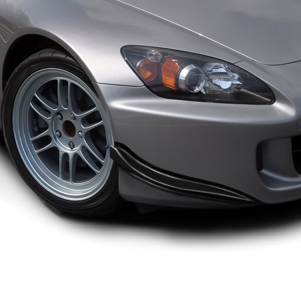 Duraflex® - Circuit Spec Style Fiberglass Front Bumper Canards (Unpainted)