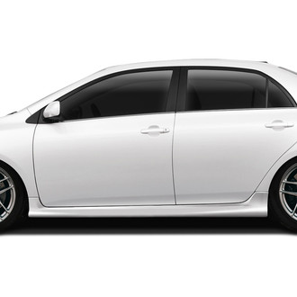 Duraflex® - CPR Style Fiberglass Side Skirts (Unpainted)