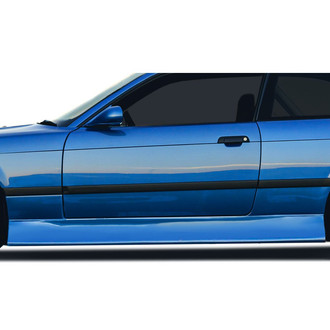 Duraflex® - Accorsa Style Fiberglass Side Skirt Rocker Panels (Unpainted)