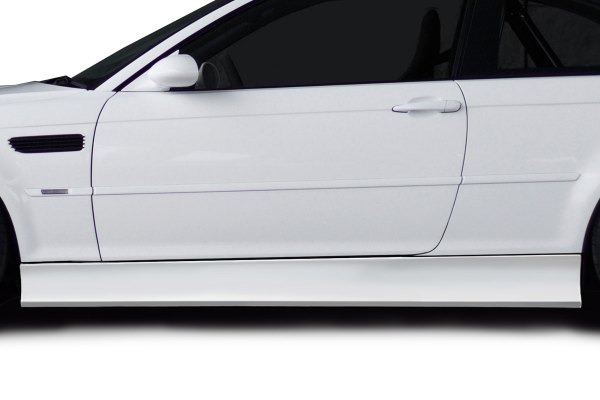 Duraflex® - Accorsa Style Fiberglass Side Skirt Rocker Panels (Unpainted)