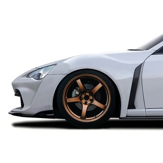 Duraflex® - Countersteer Style Fiberglass Front Fenders (Unpainted)