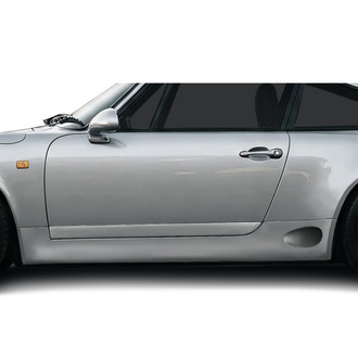 Duraflex® - Turbo Look Style Fiberglass Side Skirt Rocker Panels (Unpainted)