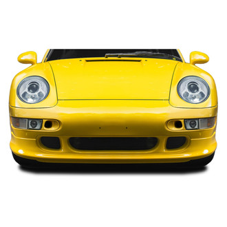 Duraflex® - Turbo-S OEM Look Style Fiberglass Front Bumper Lip Spoiler Air Dam (Unpainted)
