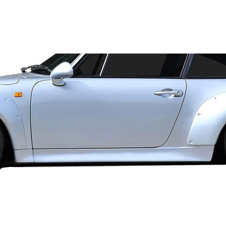 Duraflex® - GT2 Look Style Fiberglass Side Skirt Rocker Panels (Unpainted)
