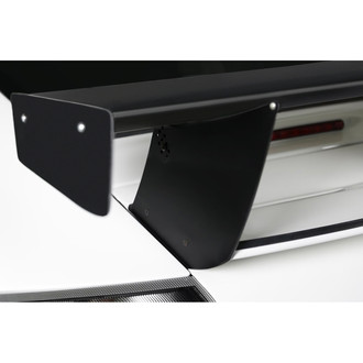 Duraflex® - GT3 Cup Car OEM Look Style Fiberglass Support Panels for Rear Wing Spoiler (Unpainted)