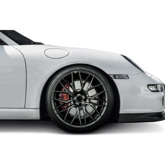 Duraflex® - Wide GT3 Cup S Look Style Fiberglass Front Fenders (Unpainted)