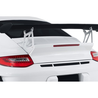 Duraflex® - GT3 RS Look Style Fiberglass Support Panels for Rear Wing Spoiler (Unpainted)