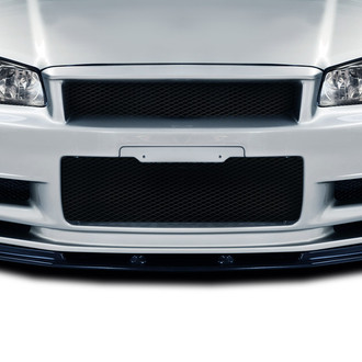 Duraflex® - OEM Look Style Fiberglass Front Bumper Lip Spoiler Air Dam (Unpainted)