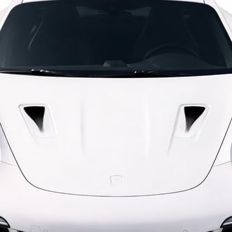 Duraflex® - GT2RS Look Style Fiberglass Hood (Unpainted)