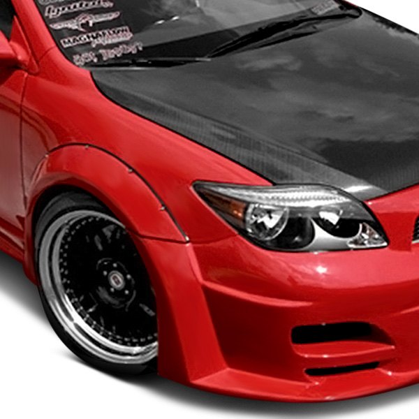  Duraflex® - Touring Style Wide Body Fiberglass Front and Rear Fender Flares (Unpainted)