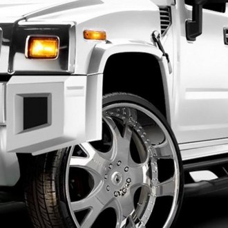 Duraflex® - BR-N Style Fiberglass Front and Rear Fender Flares (Unpainted)