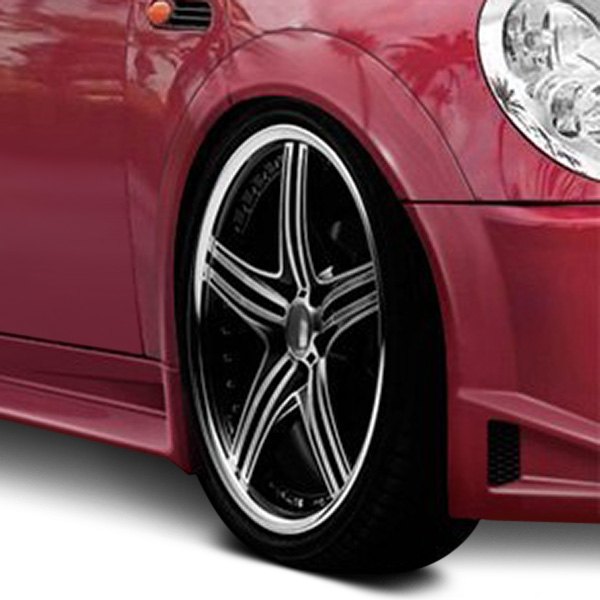  Duraflex® - Type Z Style Wide Body Fiberglass Front and Rear Fender Flares (Unpainted)