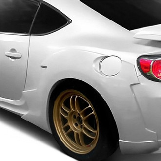 Duraflex® - W-1 Style Fiberglass Rear Fender Flares (Unpainted)