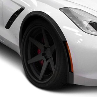 Duraflex® - ZR-C Style Fiberglass Front and Rear Fender Flares (Unpainted)