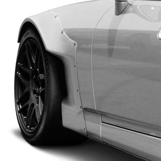 Duraflex® - Circuit Style Fiberglass Front Fender Flares (Unpainted)
