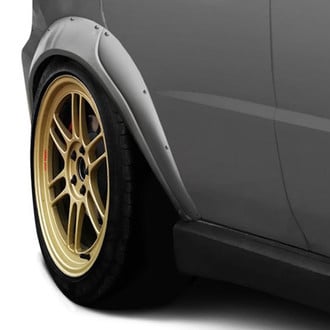 Duraflex® - Race Style Fiberglass Rear Fender Flares (Unpainted)