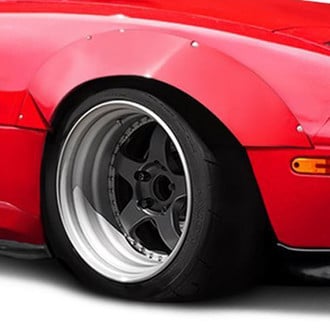 Duraflex® - Circuit Style Fiberglass Front Fender Flares (Unpainted)