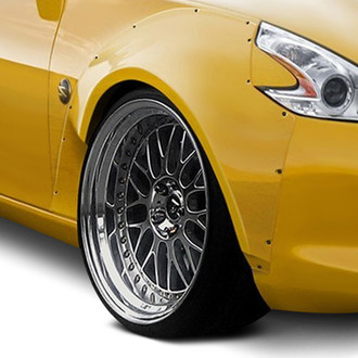 Duraflex® - Circuit Style 75mm Fiberglass Front and Rear Fender Flares (Unpainted)