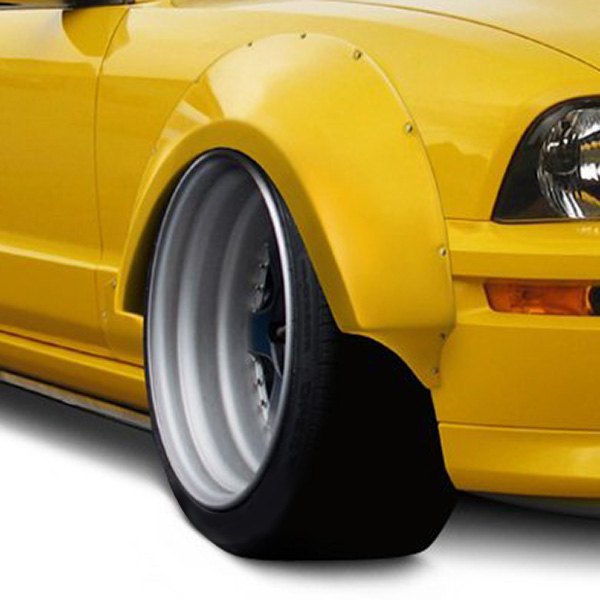  Duraflex® - Circuit Style Wide Body 75mm Fiberglass Front and Rear Fender Flares (Unpainted)
